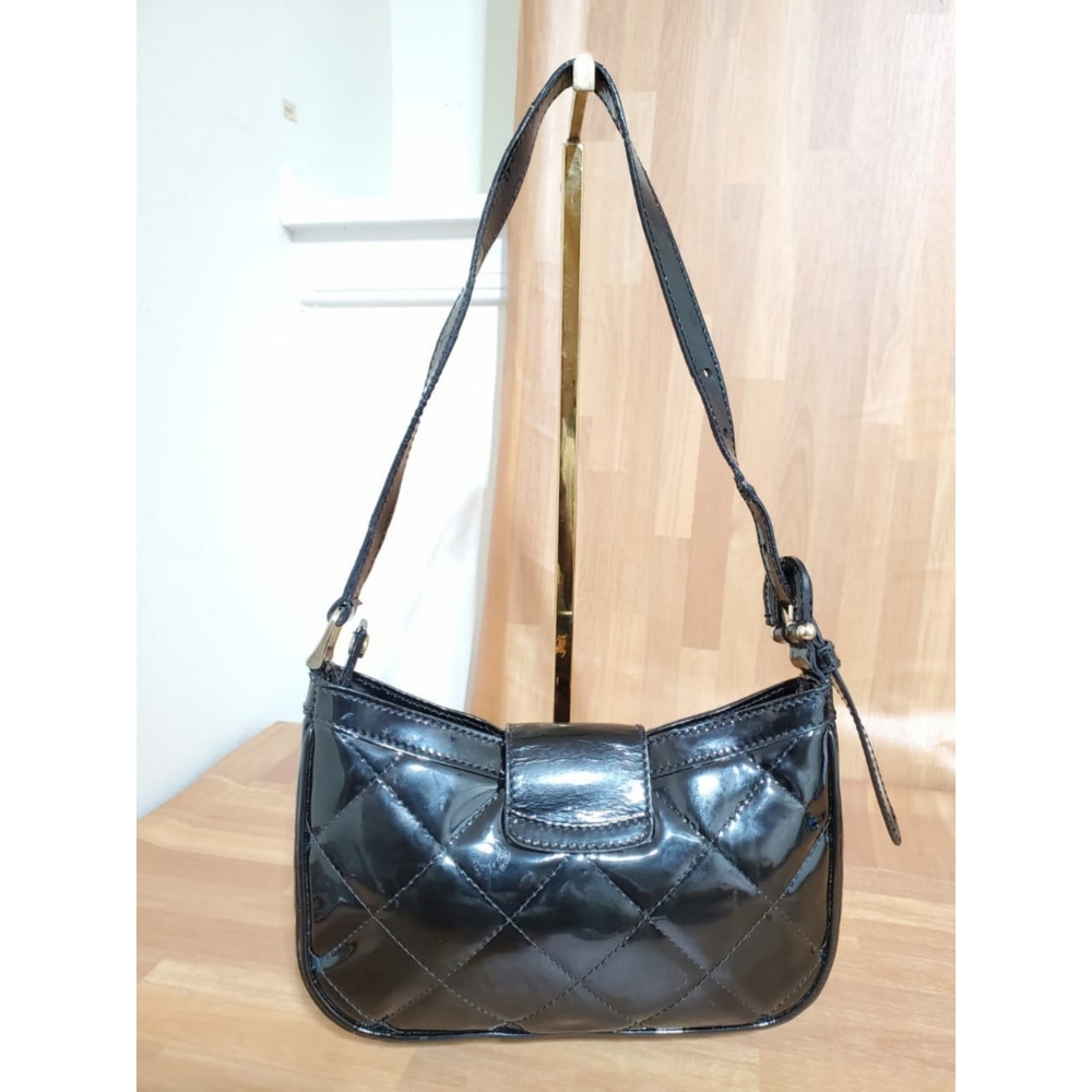 Authentic BURBERRYBlack Quilted Leather Sophie Small Shoulder Bag - Picture 9 of 10